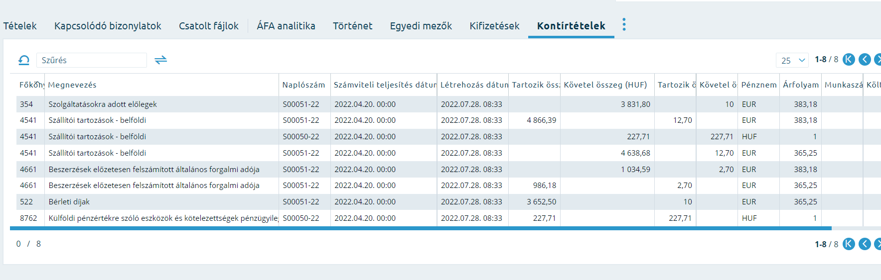 Smartfront ÁFD 5.12 > Beszállítói számla: előleg és végszámla > devizás besz szla kontír.png